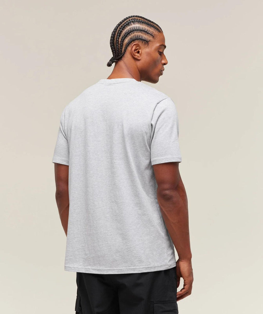 Crest T-Shirt Light Grey Marl