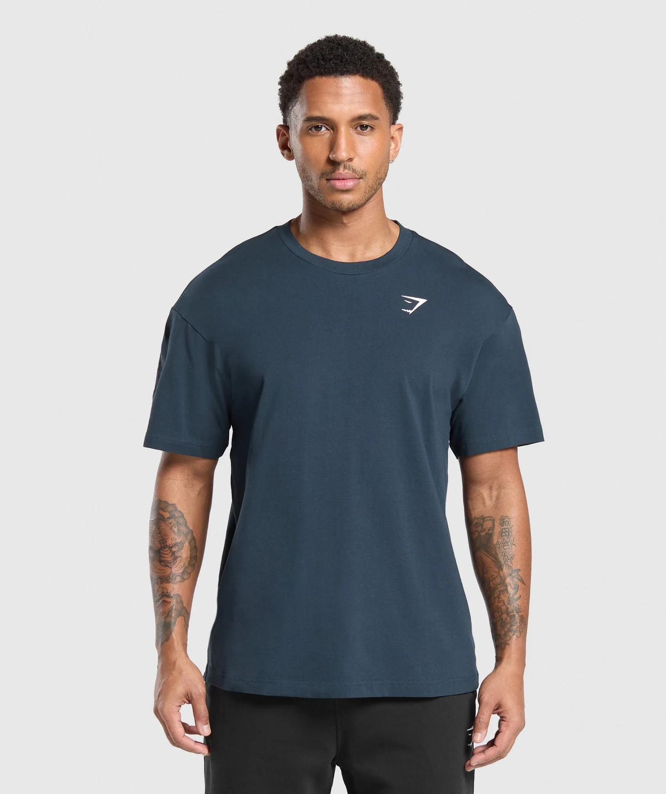 Crest T-Shirt Navy Blue