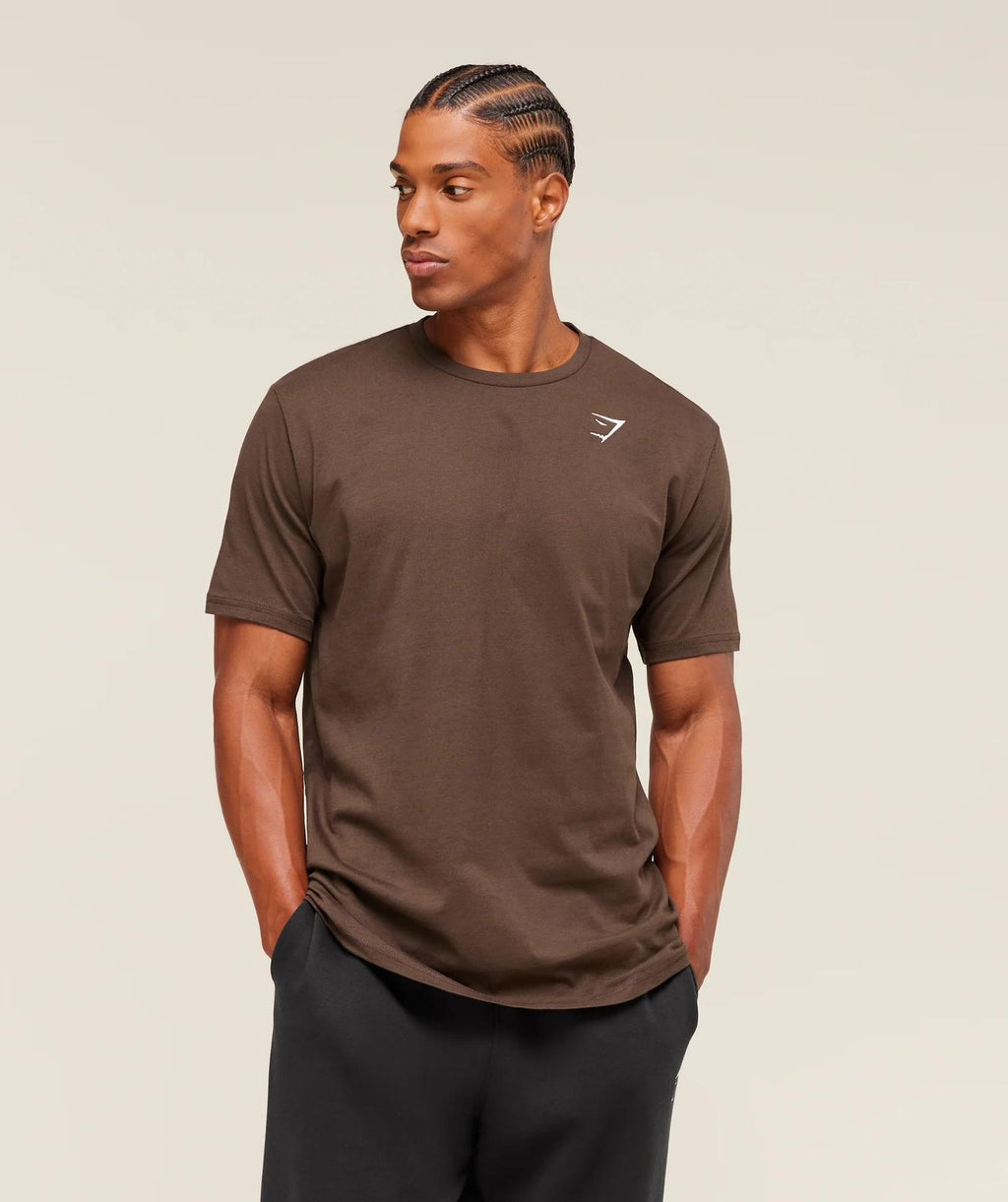 Crest T-Shirt Archive Brown