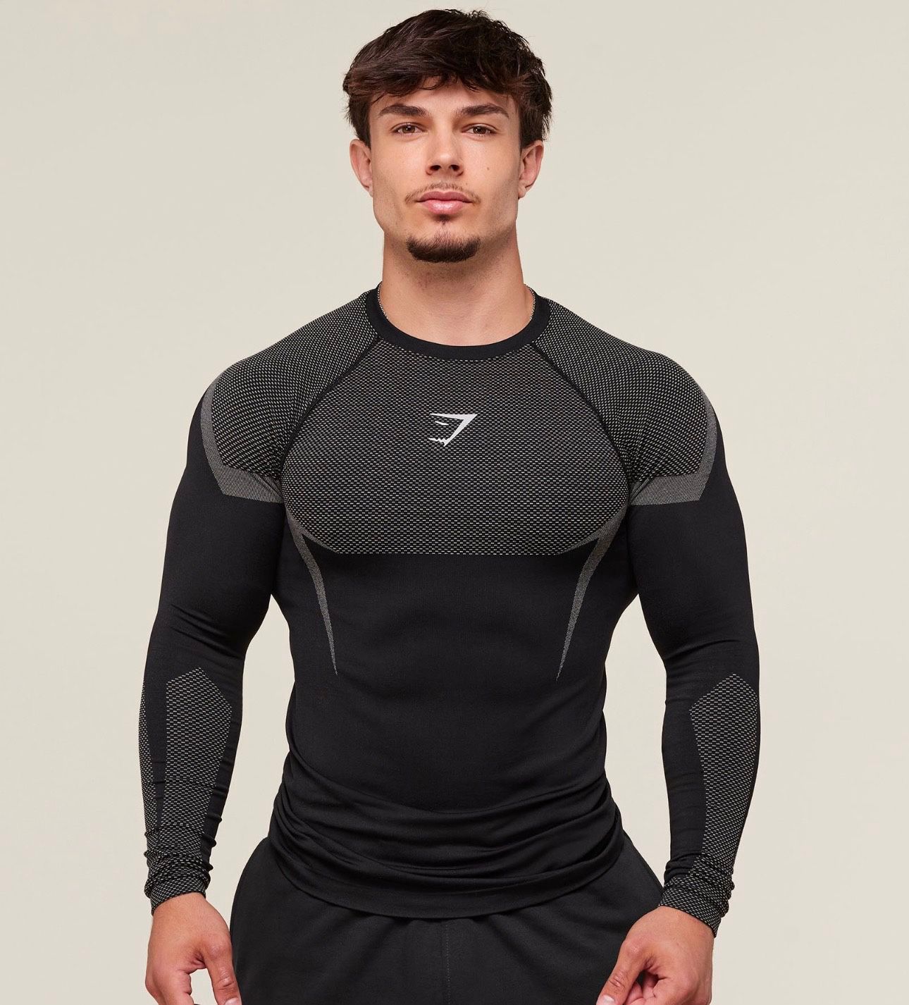 Onyx 5.0 Seamless Long Sleeve T-Shirt - Black/Onyx Grey