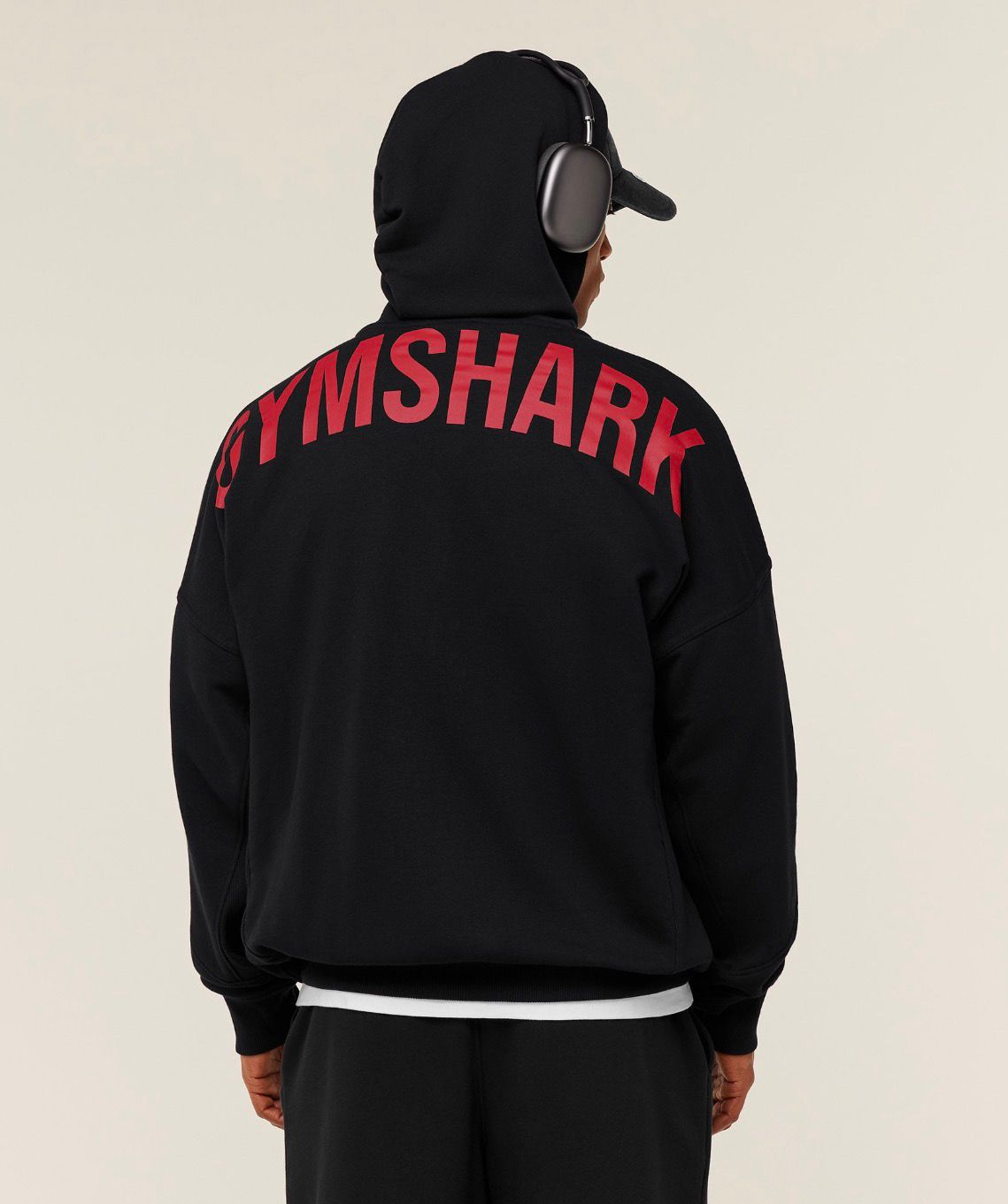 Power Zip Up Hoodie Black