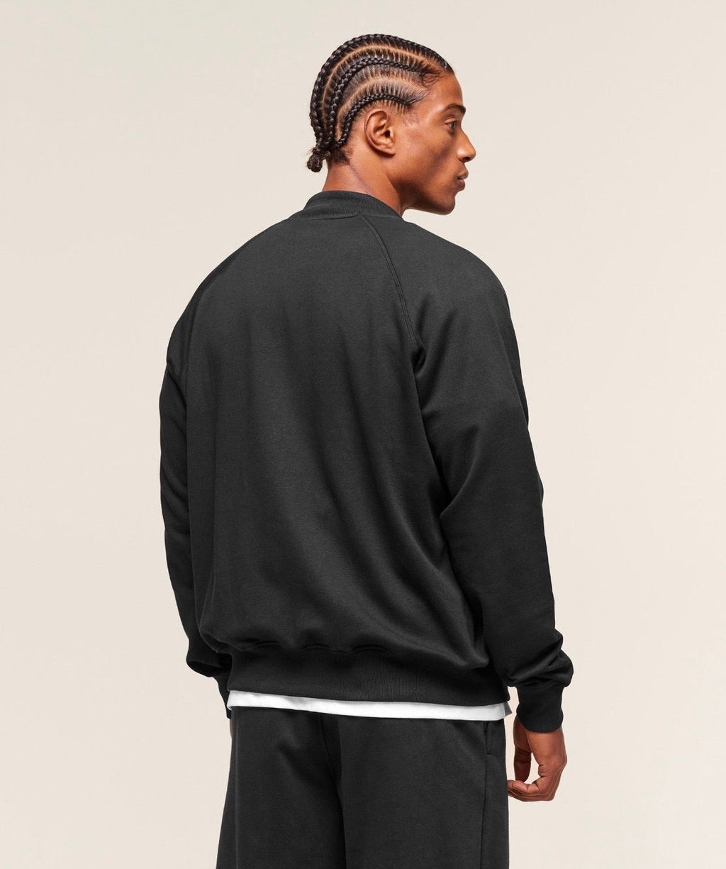 Crest Oversized Jacket Black