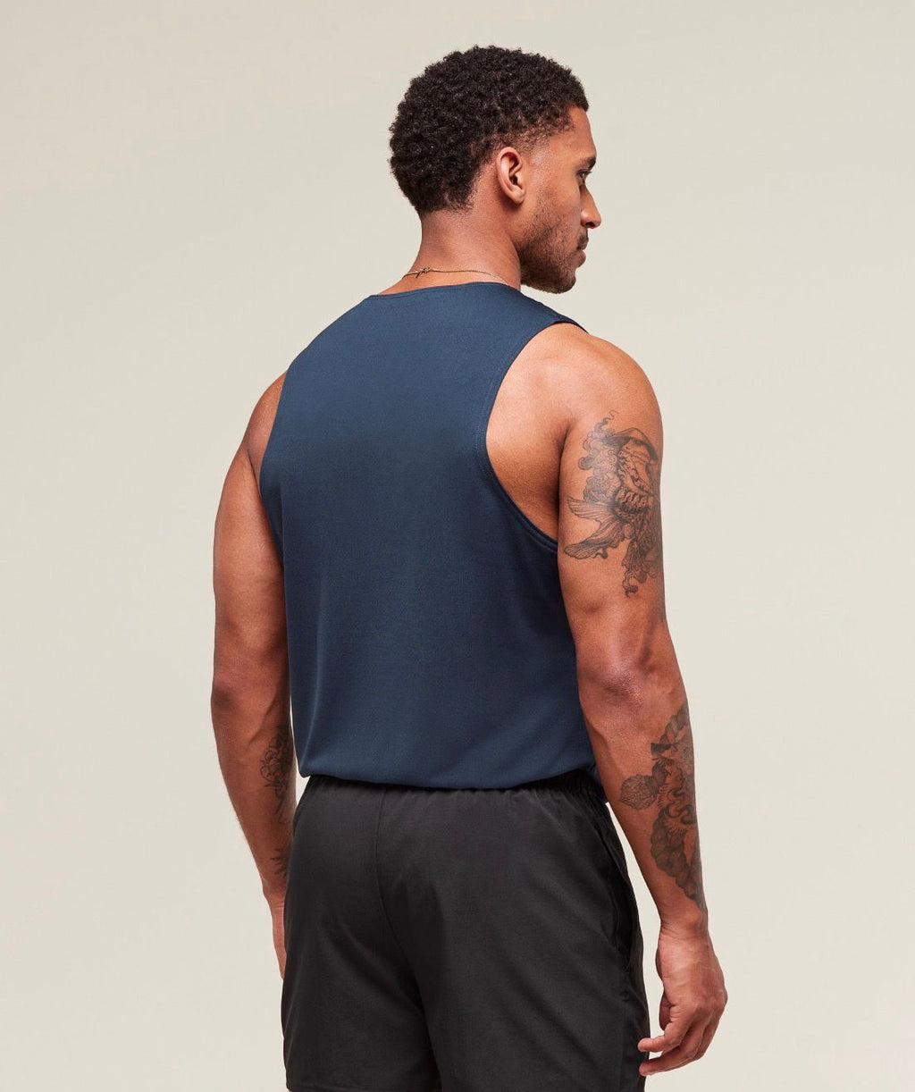 Arrival Tank Navy Blue