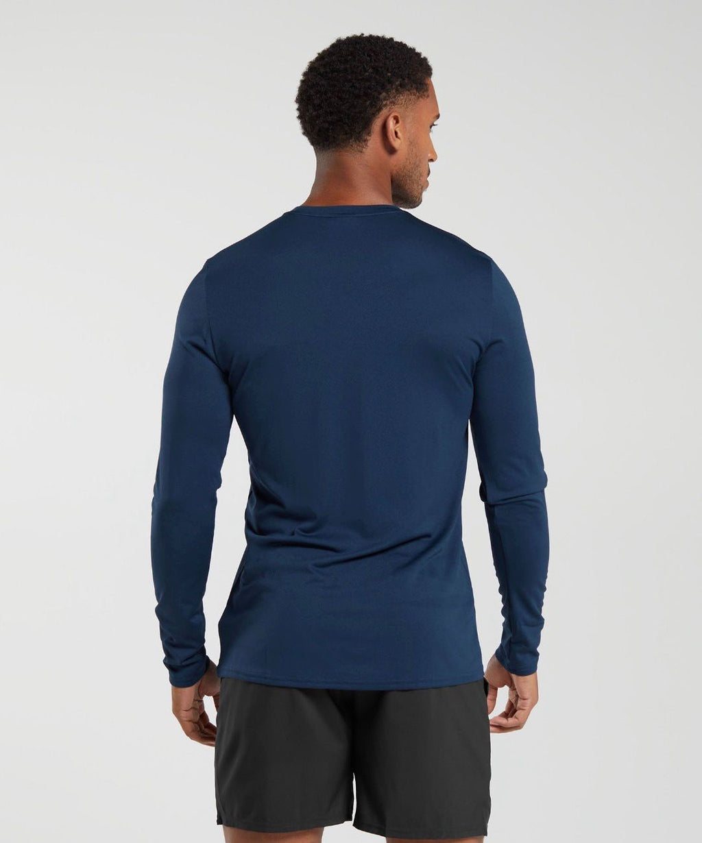 Arrival Long Sleeve Shirt Navy Blue