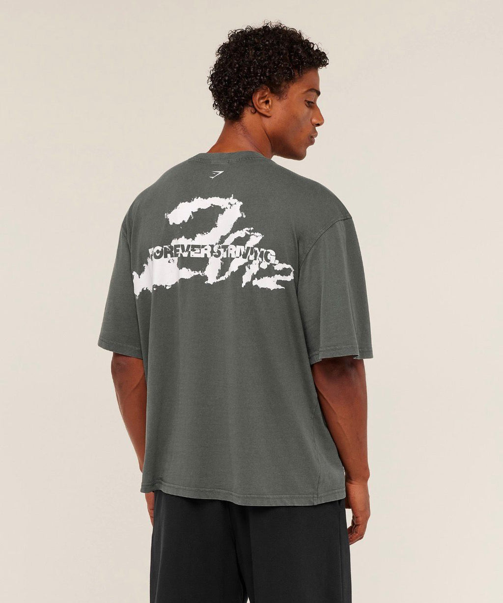 Forever Striving T-Shirt Slate Teal