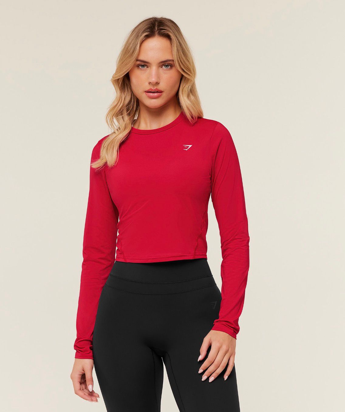 Training Midi Long Sleeve Top Carmen Red