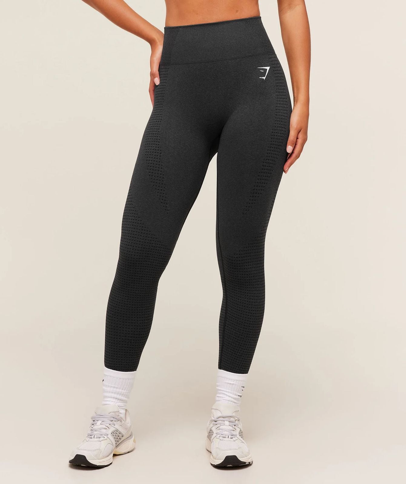 Lift Seamless Leggings Black Marl