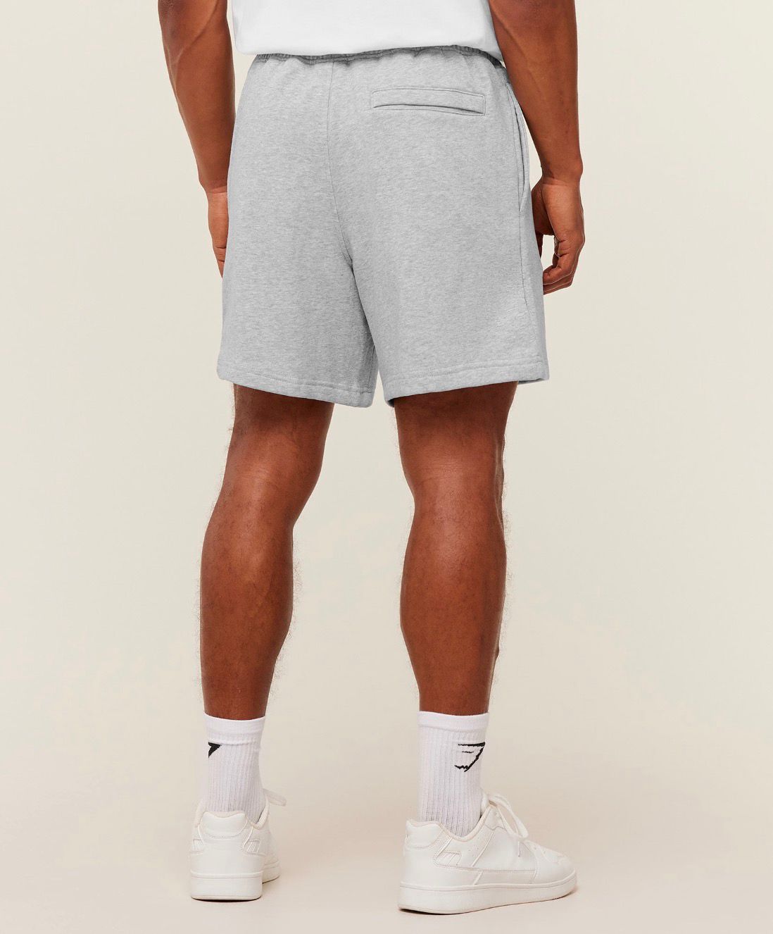 Crest Shorts Light Grey