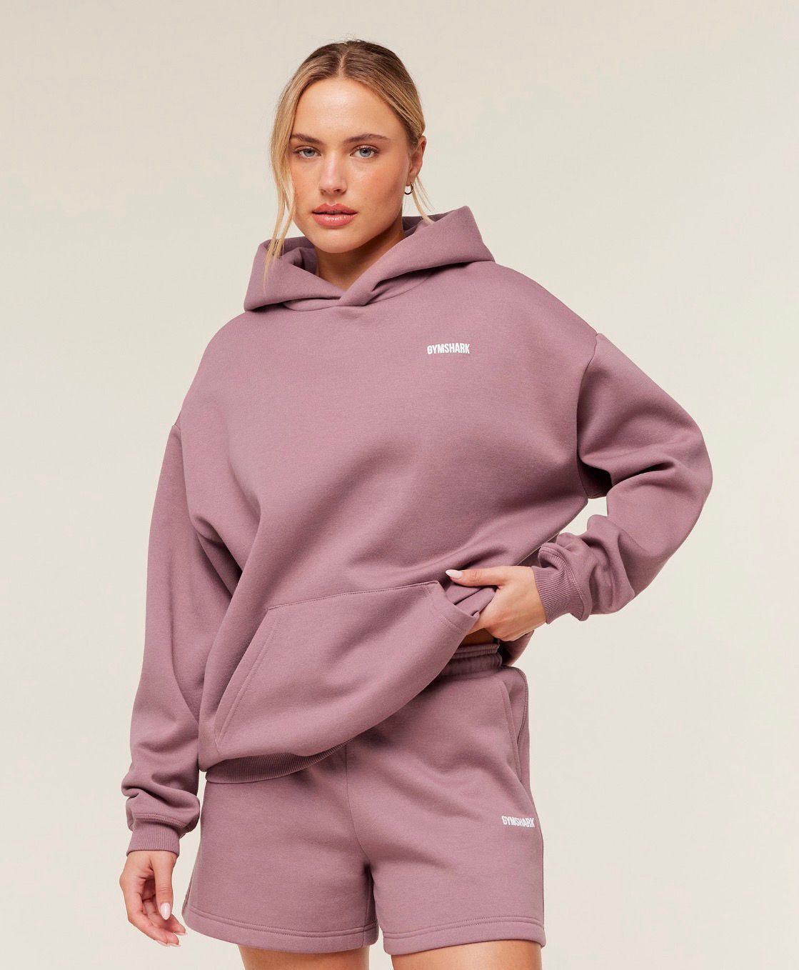 Cosy Luxe Hoodie Calm Pink