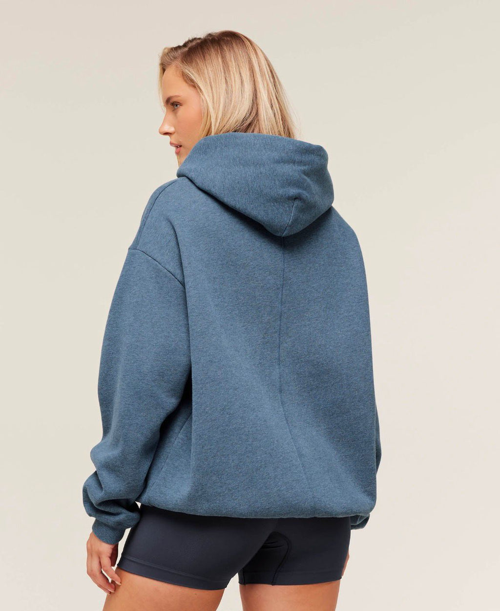 Cosy Luxe Hoodie Blue Marl
