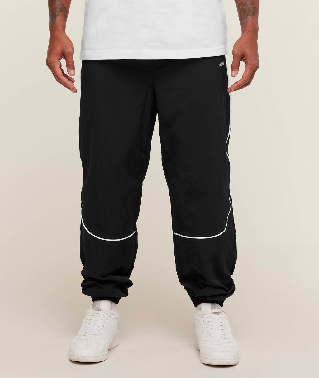 Retro Shell Track Pants Black