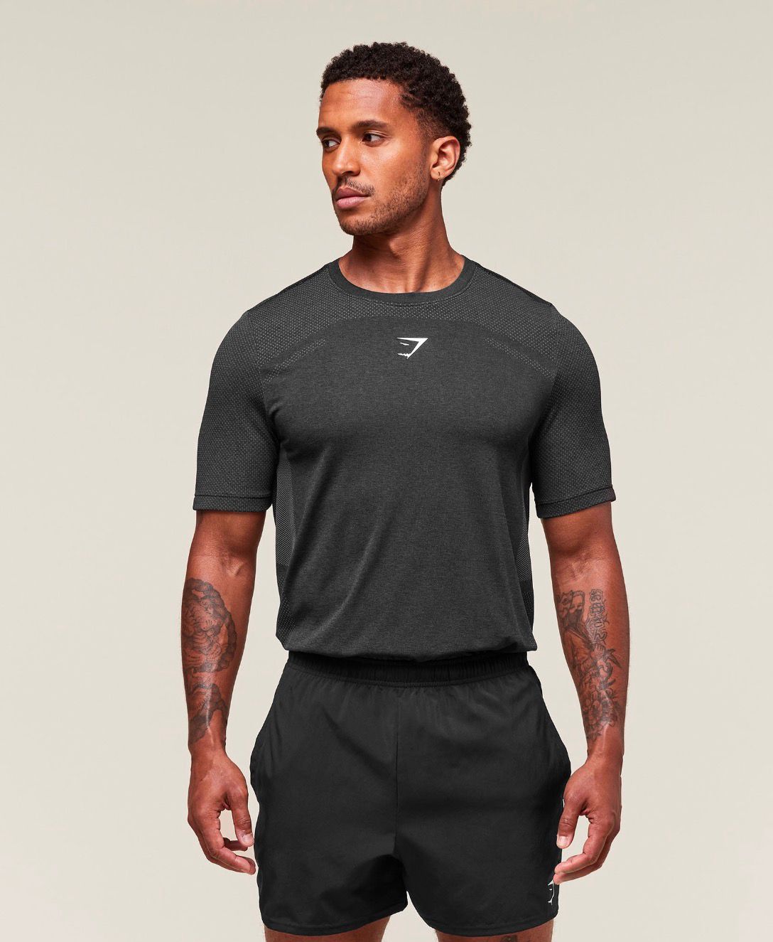 Lightweight Seamless T-Shirt  Silhouette Grey