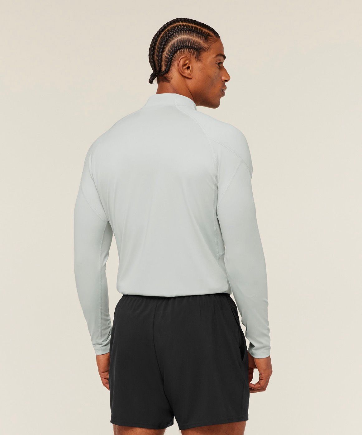 Performance 1/4 Zip Light Grey