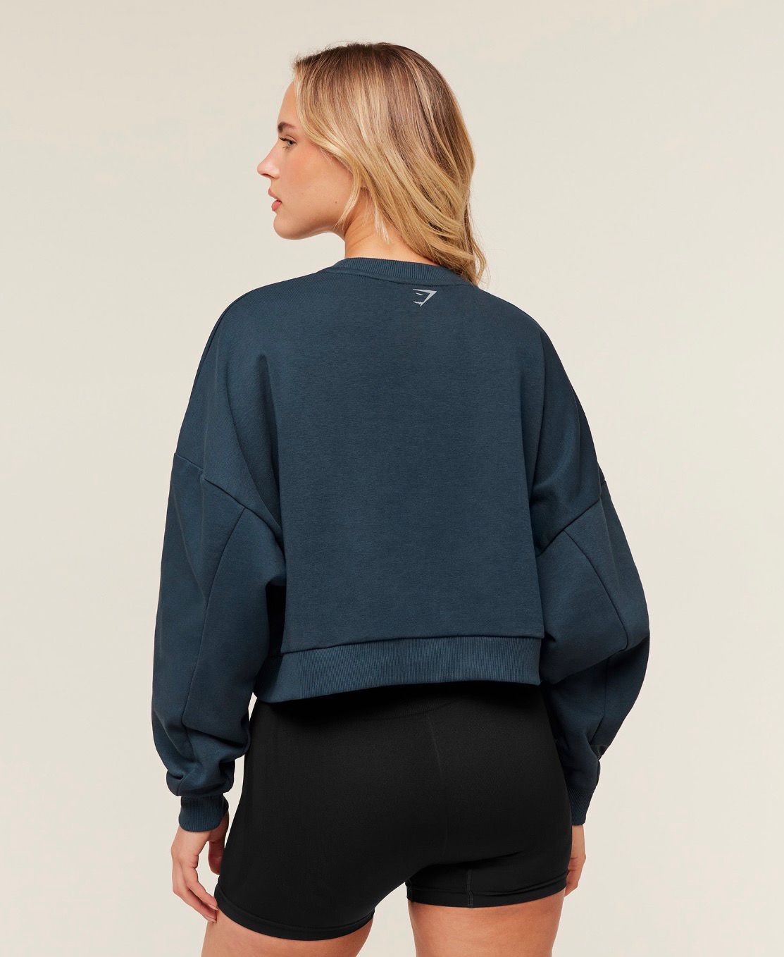 Worn Crest Graphic Sweatshirt Stealth Blue