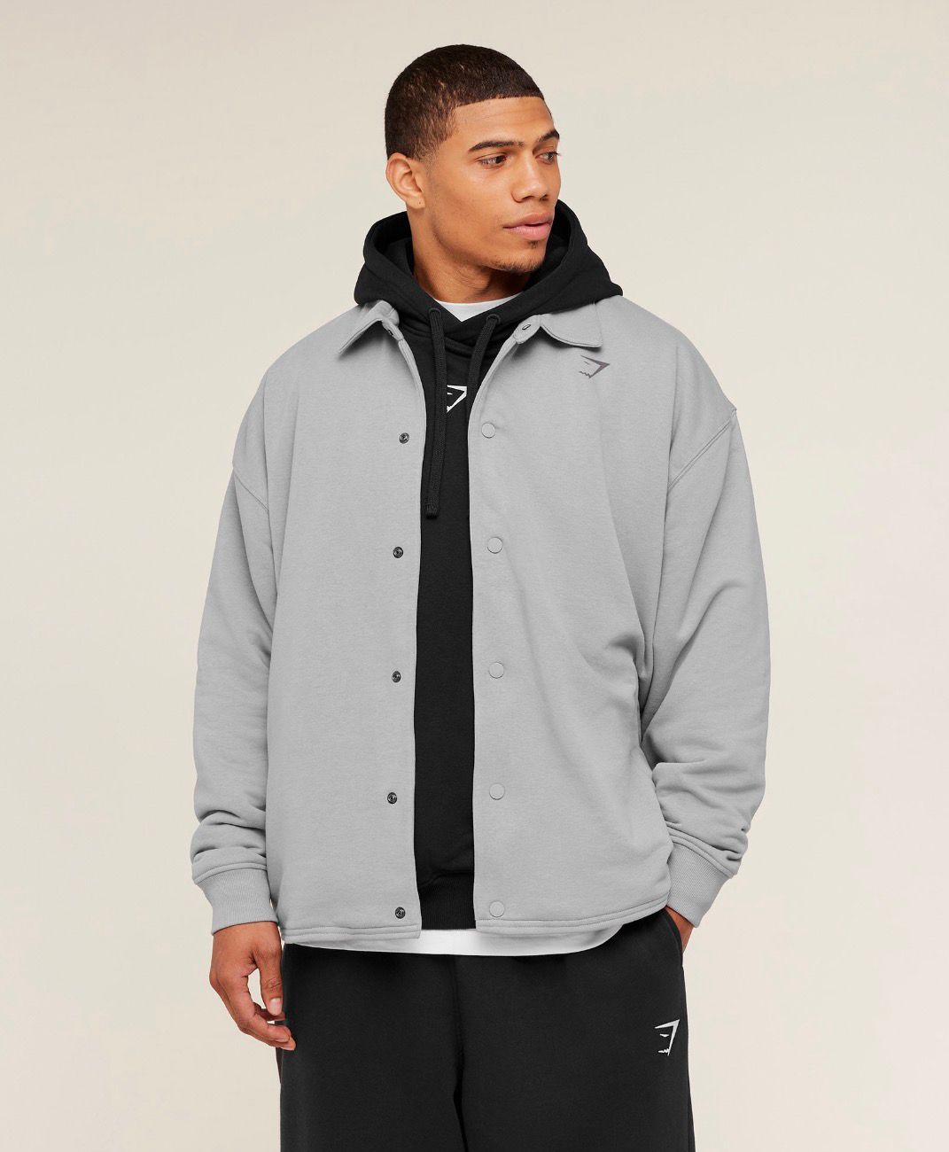 Power Coach Jacket Smokey Grey