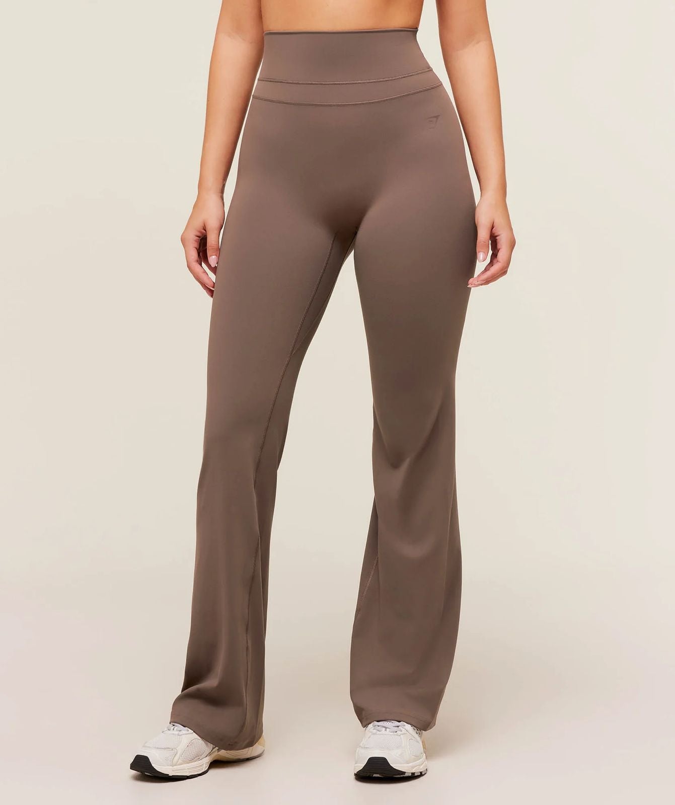 Whitney Flared Leggings Regular Soft Brown