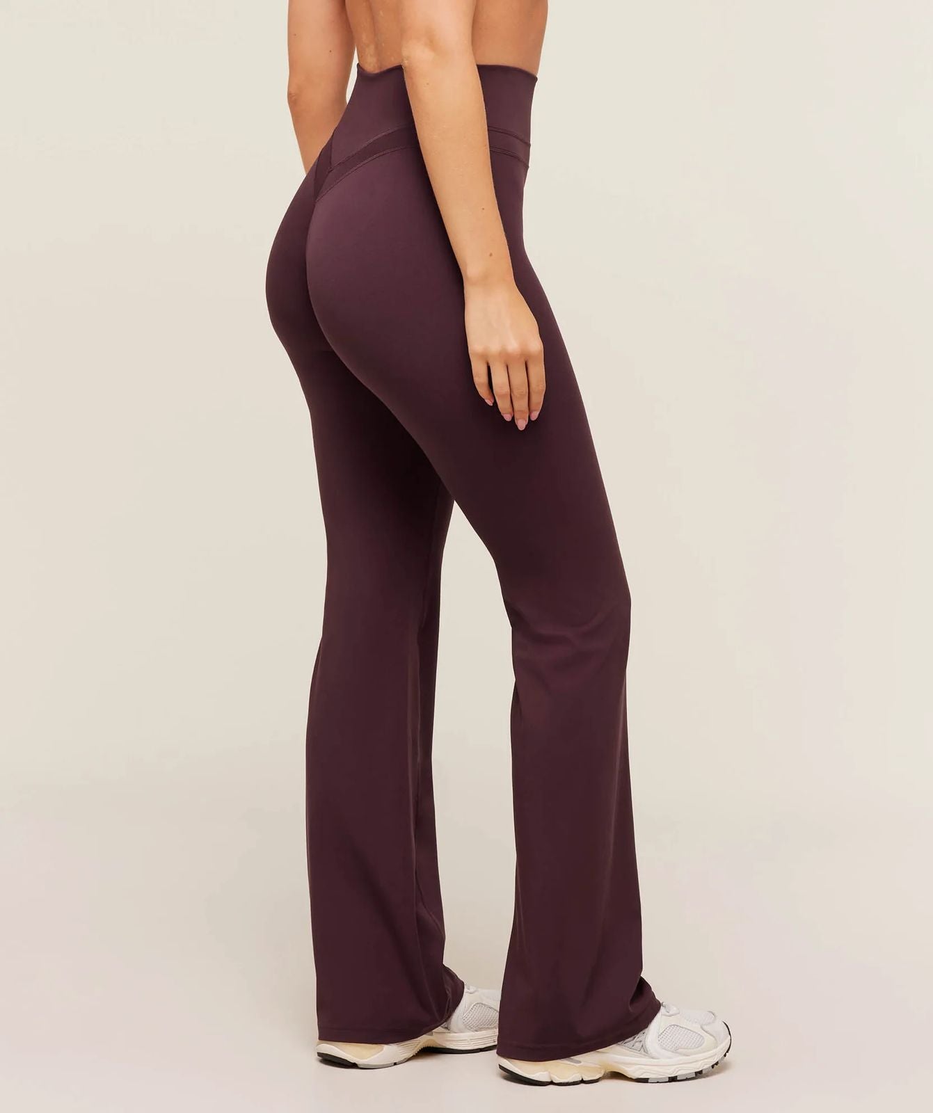 Whitney Flared Leggings Regular Cherry Purple