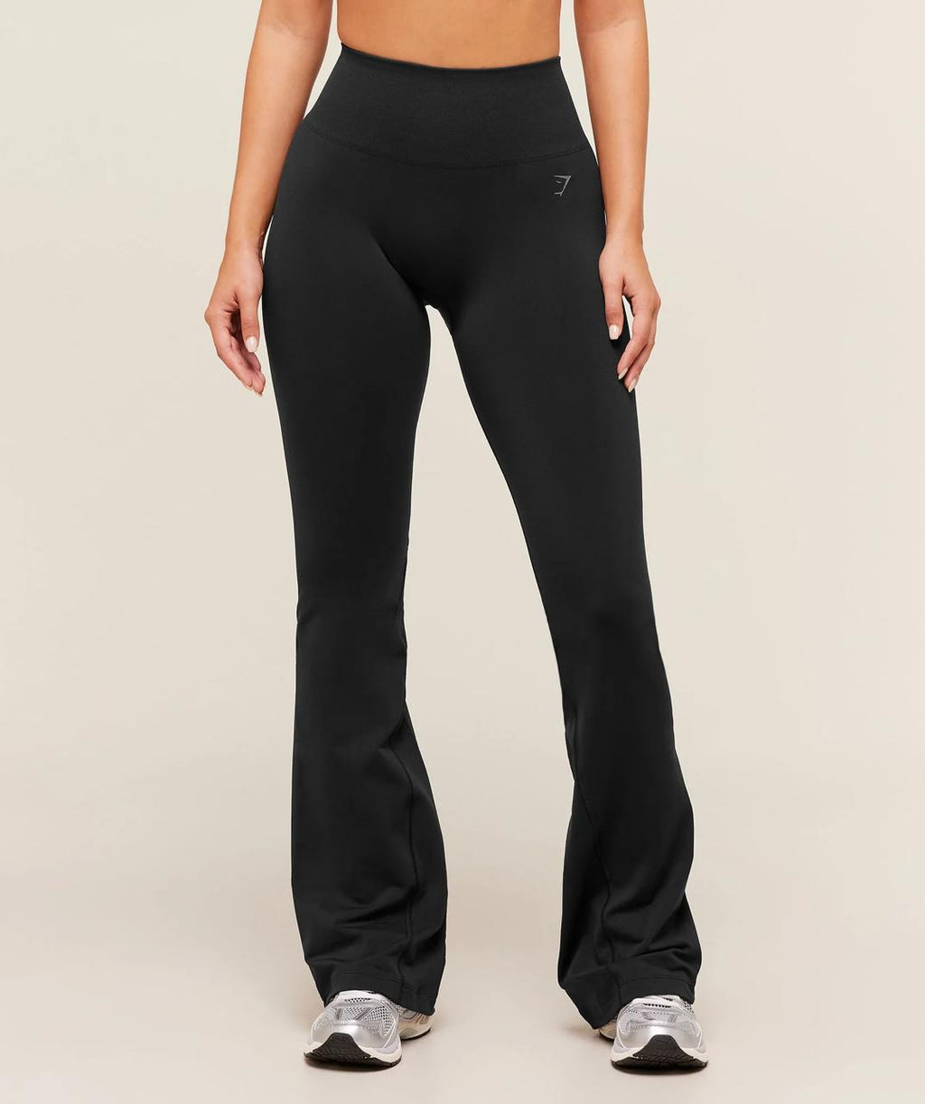 Soft Sculpt Flared Leggings Black