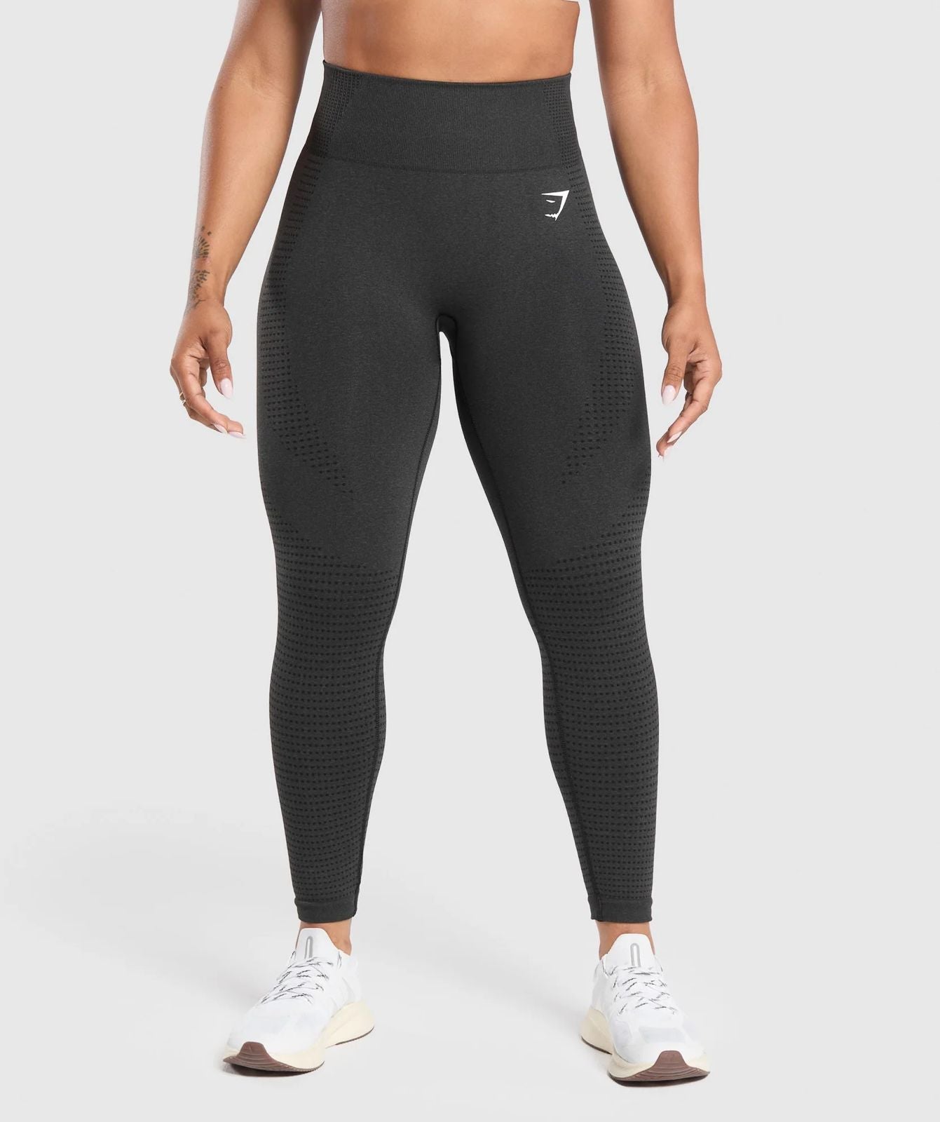 Vital Short Leggings Black Marl