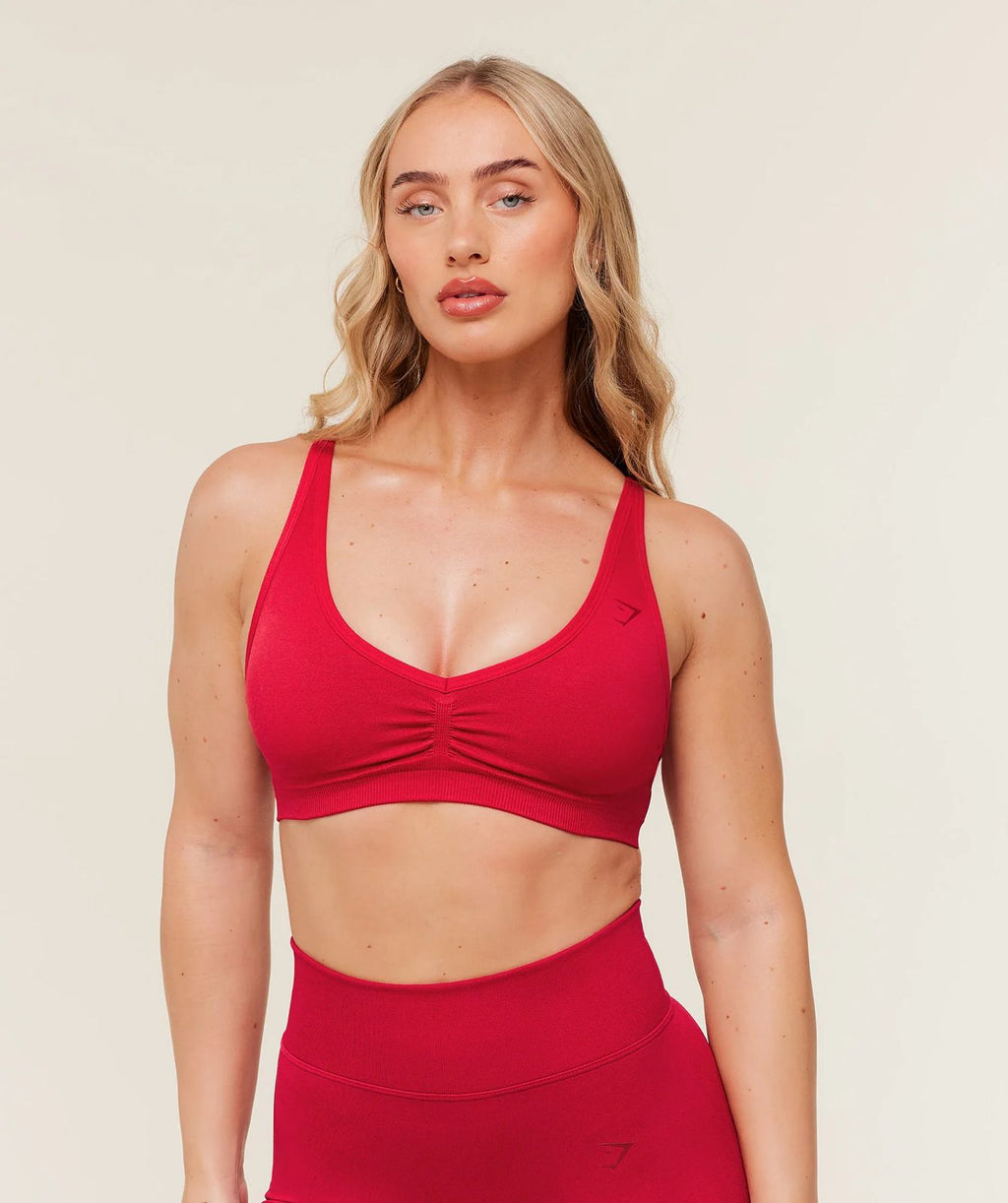 Lift Seamless Sports Bra Carmine Red