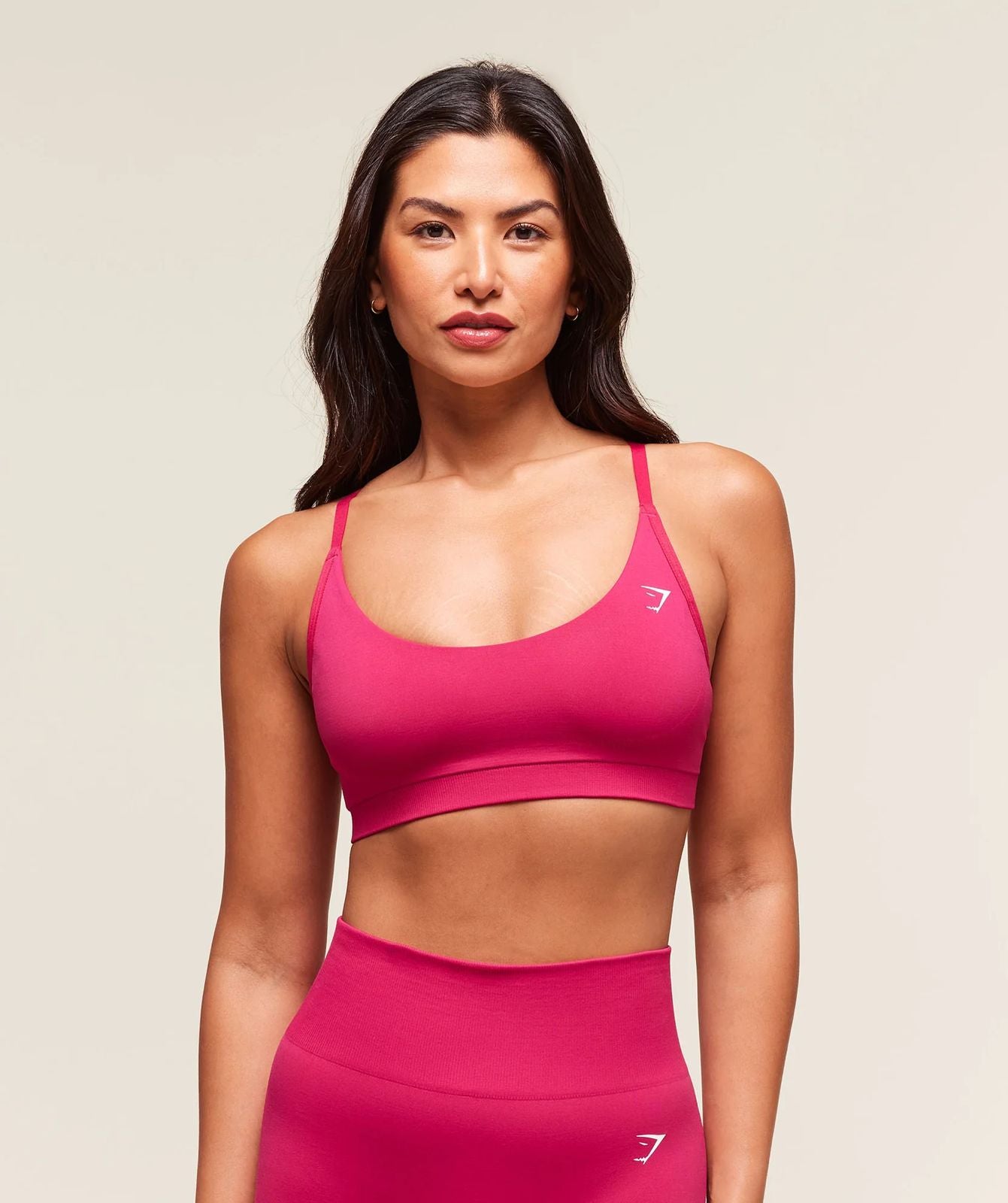 Everyday Seamless Racerback Sports Bra Build Pink