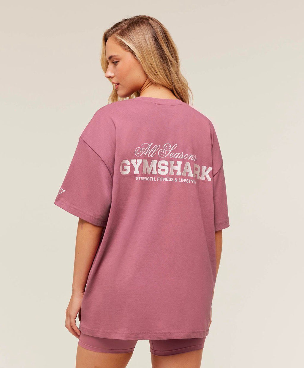 All Seasons Graphic Short Sleeve T-Shirt Pink