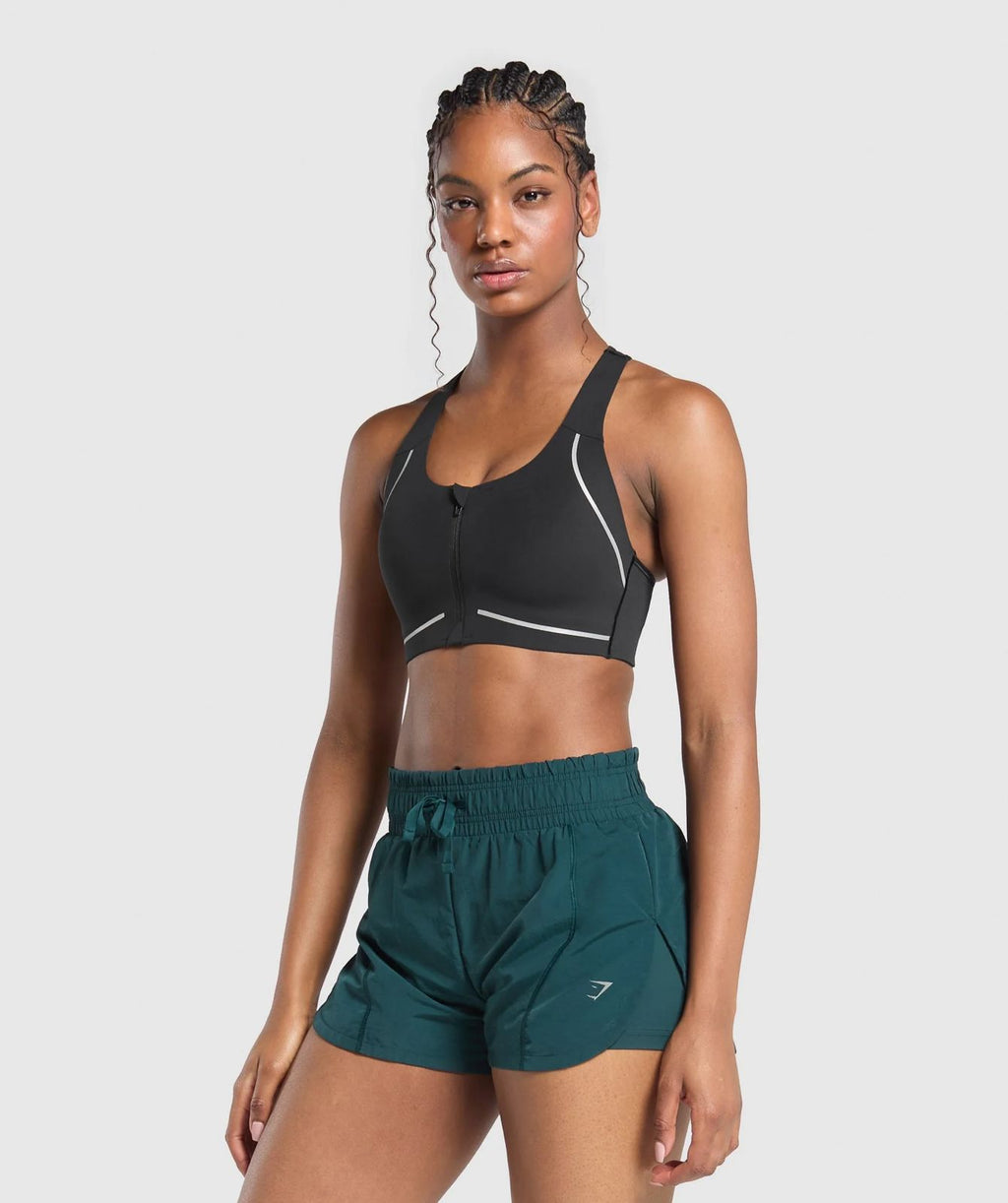 Running Sports Bra  Black