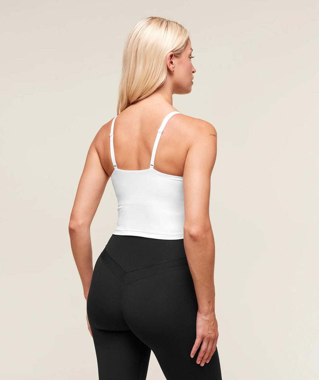 Training Cami Tank With Shelf White