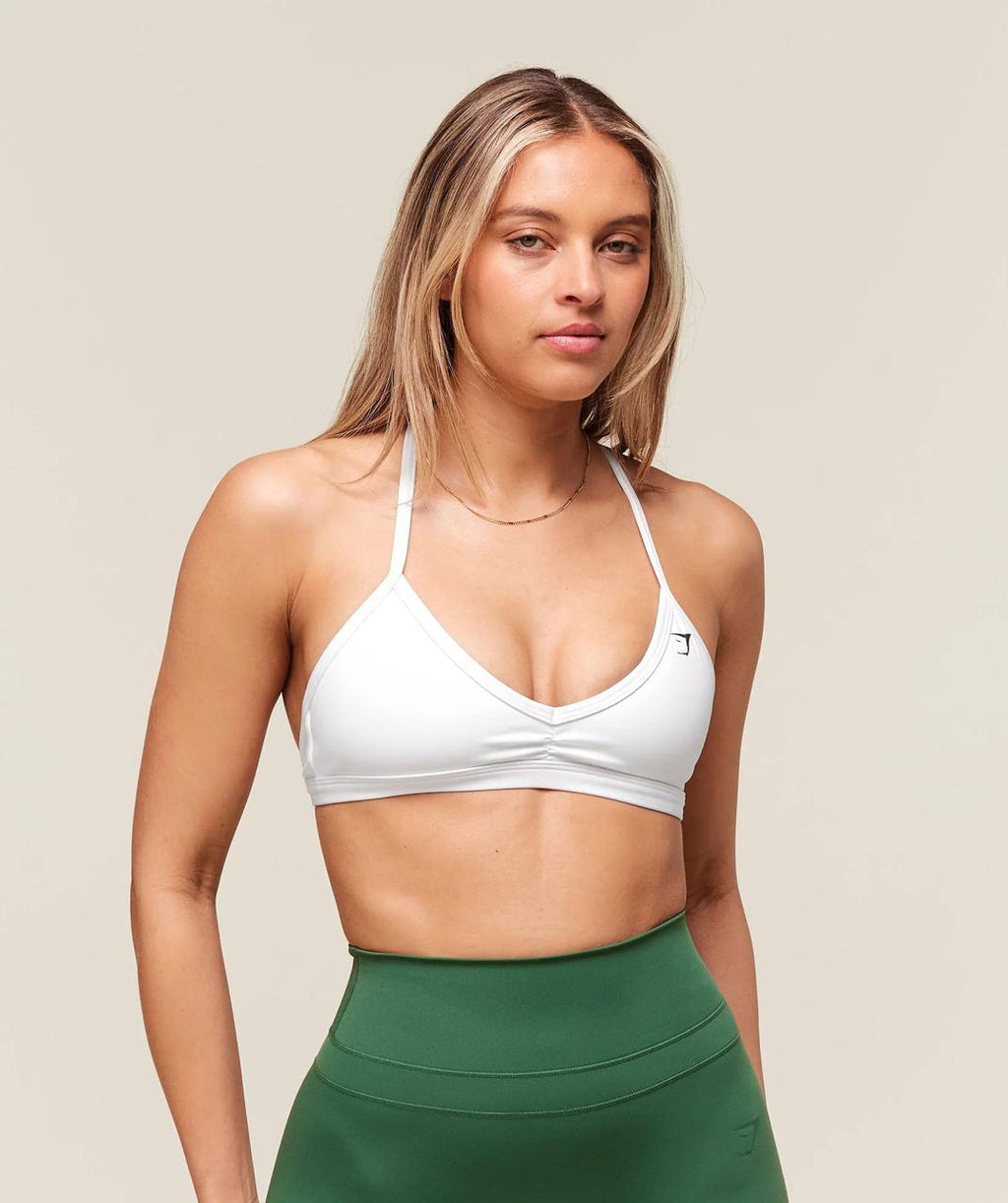 Minimal Sports Bra White