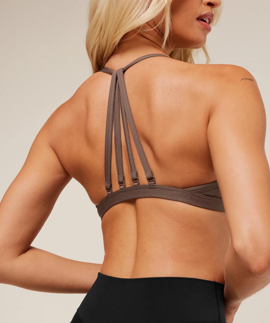 Everyday Seamless Racerback Sports Bra Cool Brown