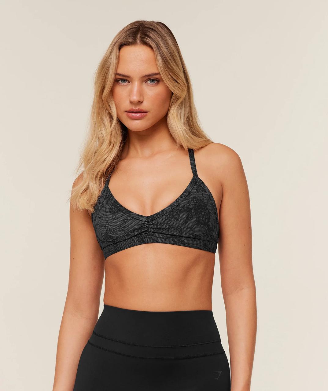 Minimal Sports Bra Black/Onyx Grey