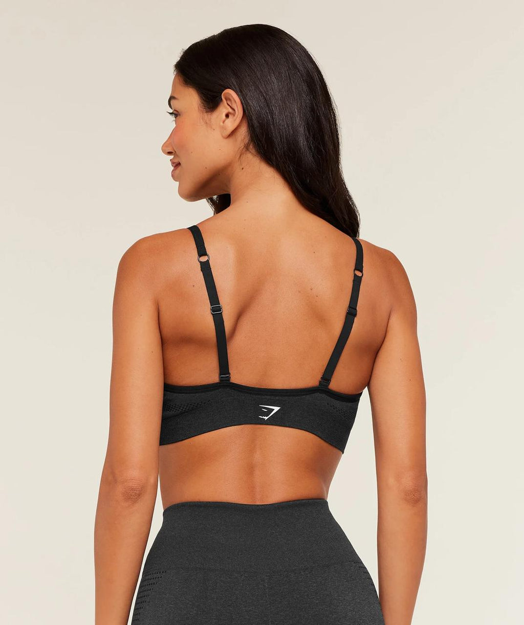 Vital Sports Bra Black Marl