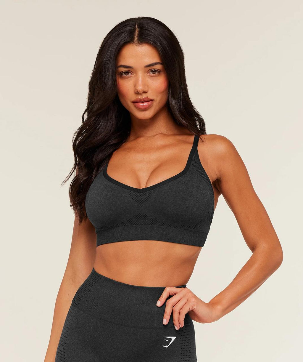 Vital Sports Bra Black Marl