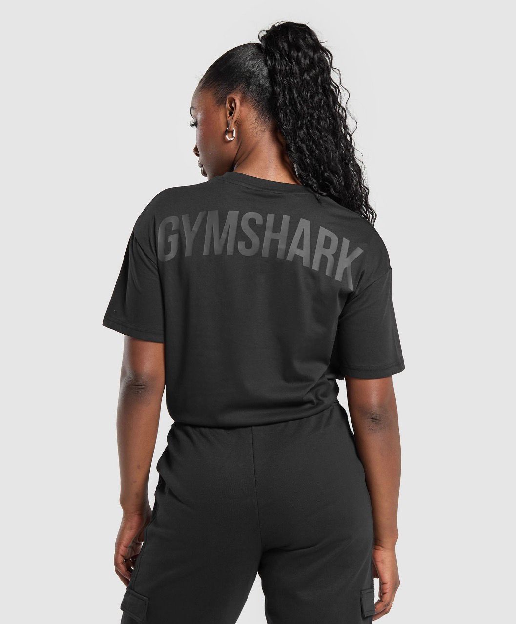 Power Oversized T-Shirt Black