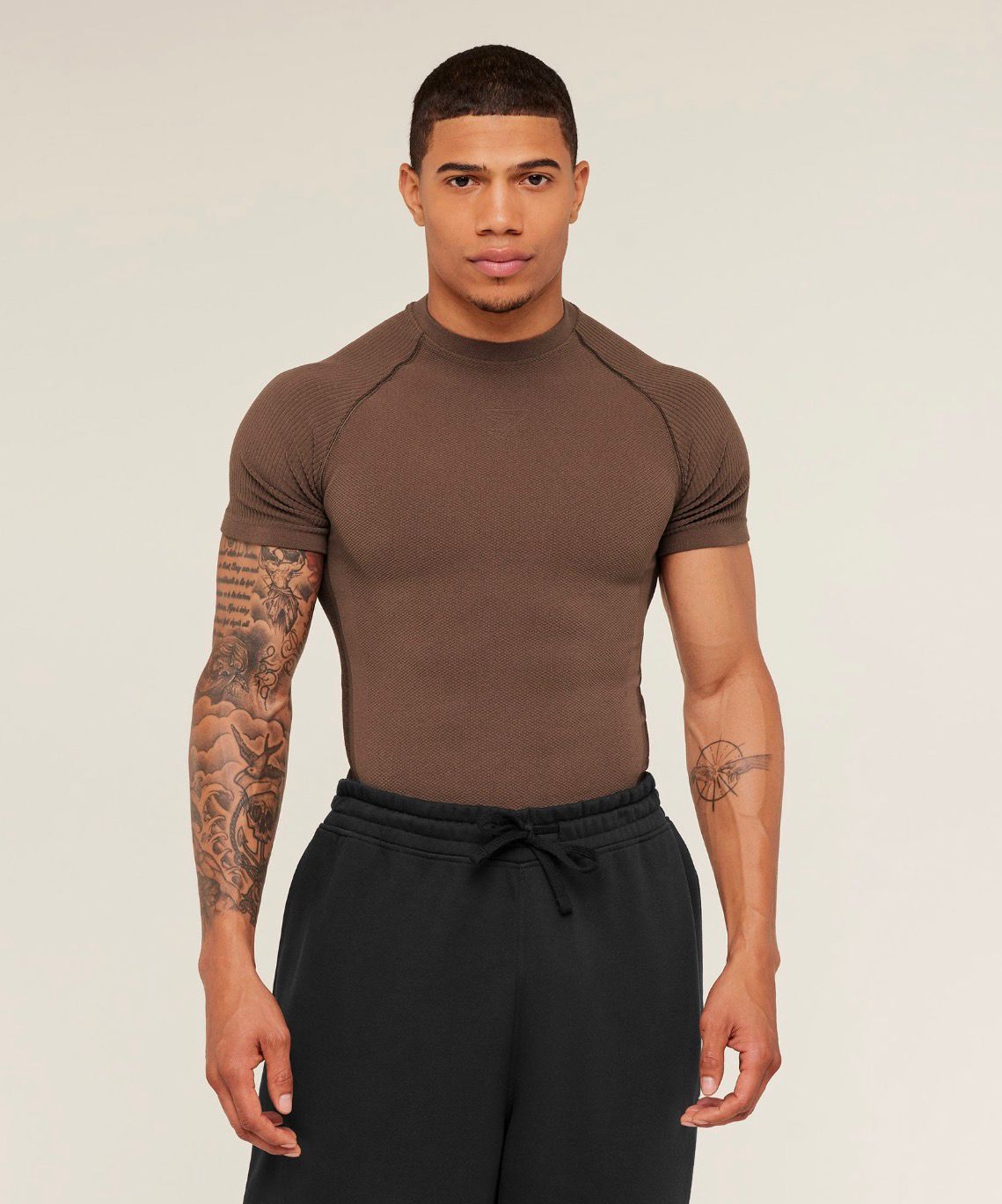 Physique T-Shirt Soft Brown
