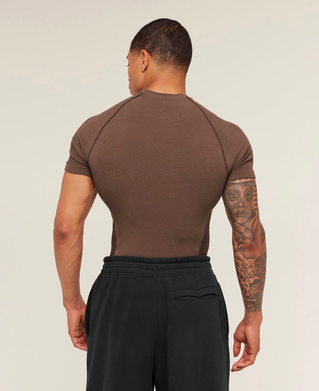 Physique T-Shirt Soft Brown
