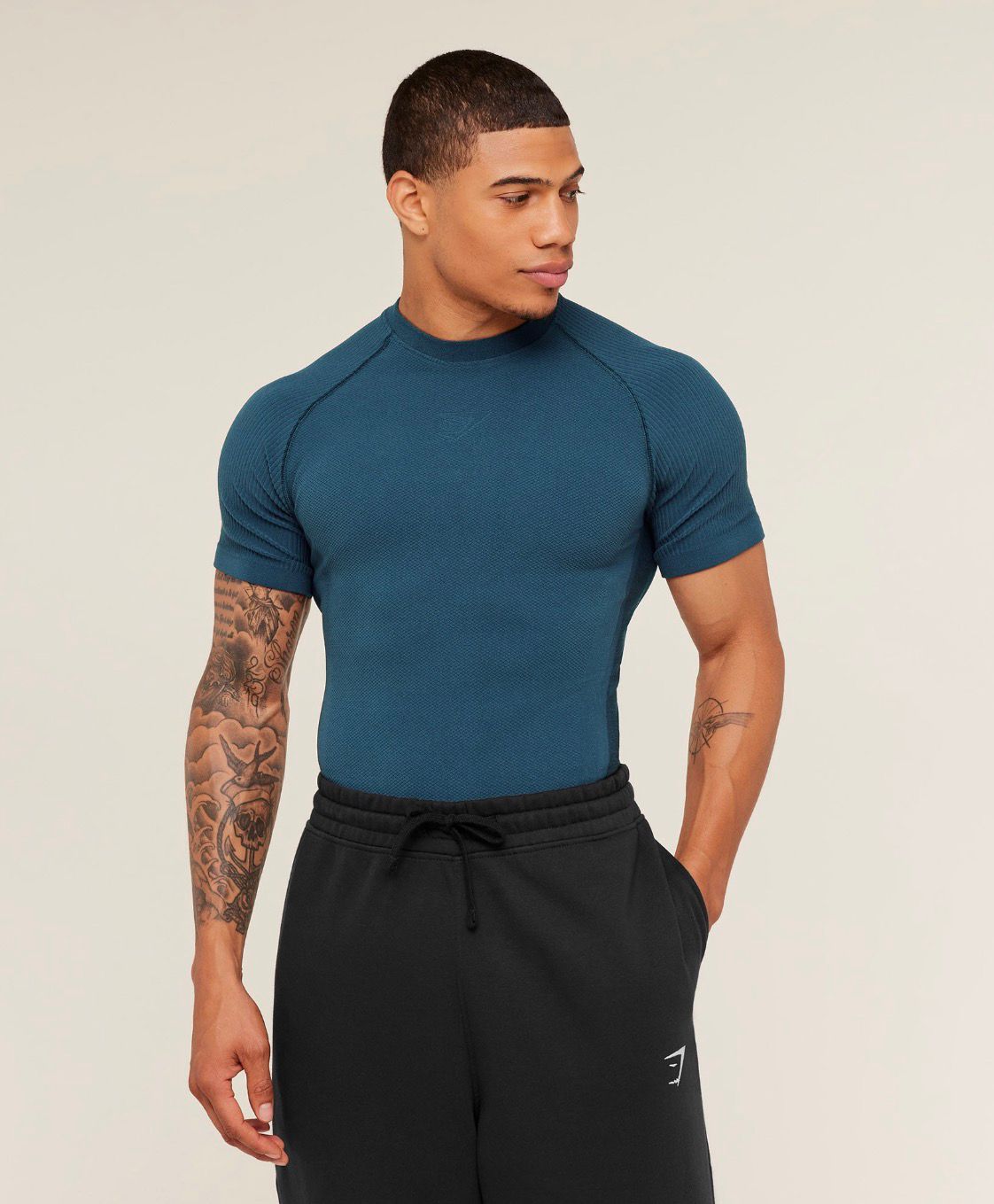Physique T-Shirt Deep Petrol Blue