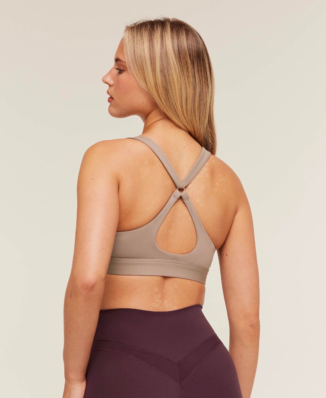 Peek A Boo Sports Bra Lifestyle Brown