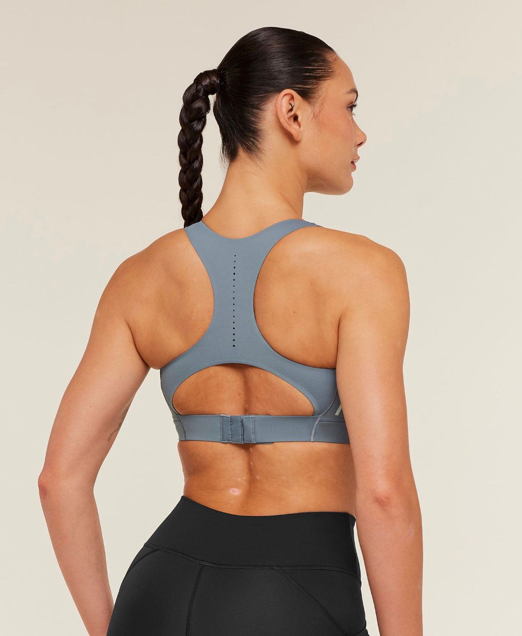 Medium Support Sports Bra Iron Blue