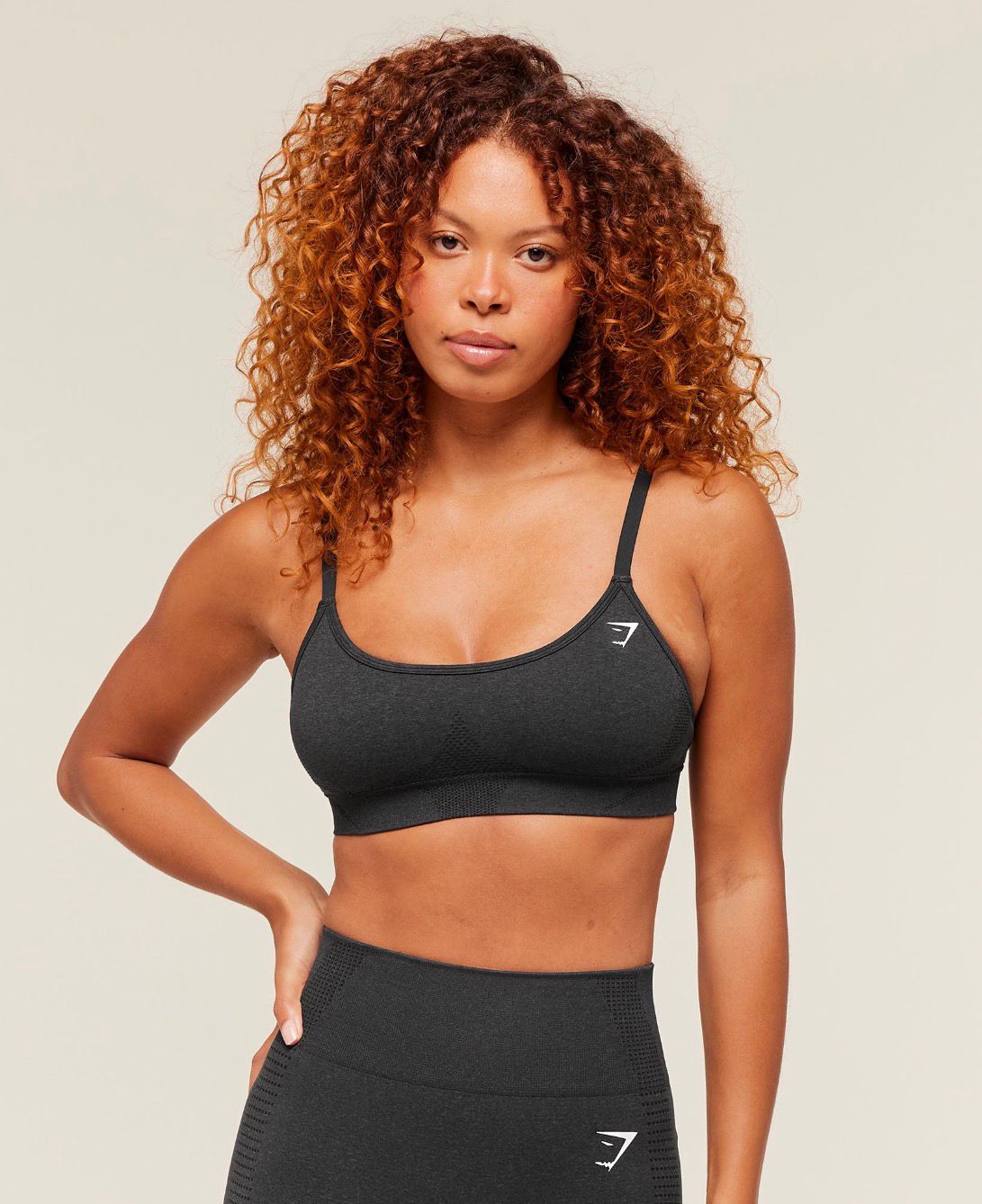 Vital Sports Bra Black Marl