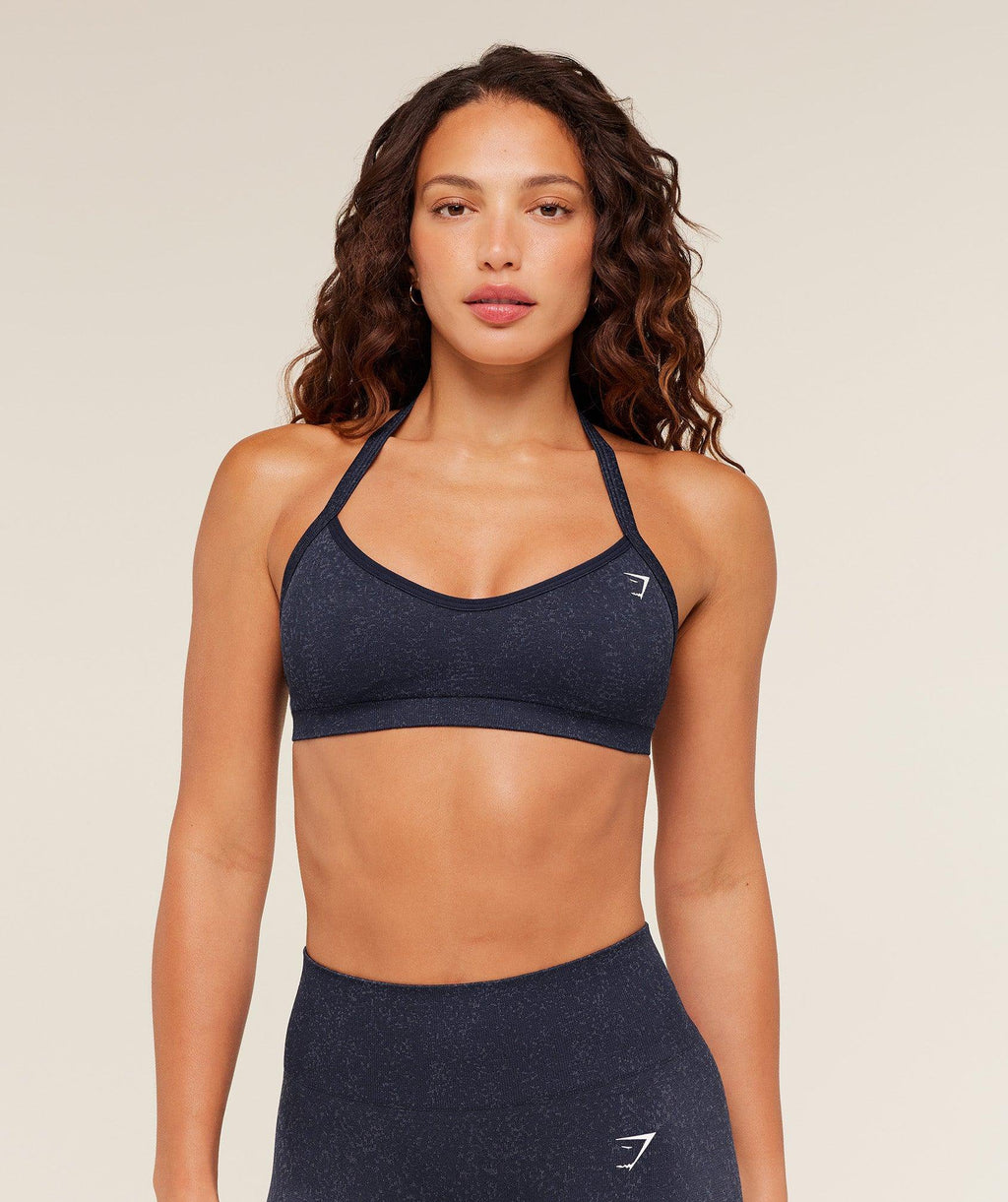 Adapt Fleck Sports Bra Heavy Blue/Iron Blue
