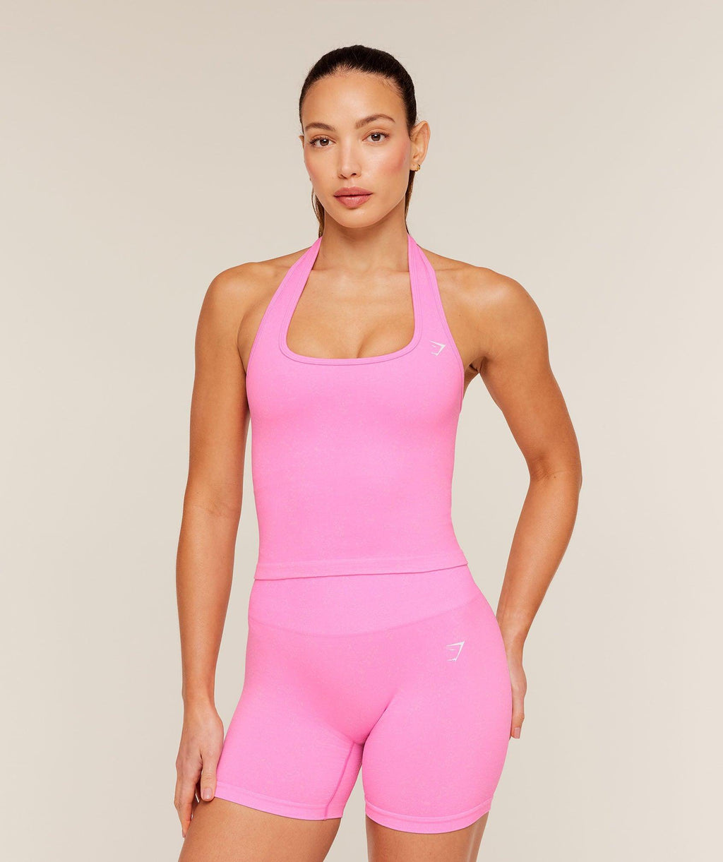 Adapt Fleck X Whitney Tank With Shelf Pink/Tinted White
