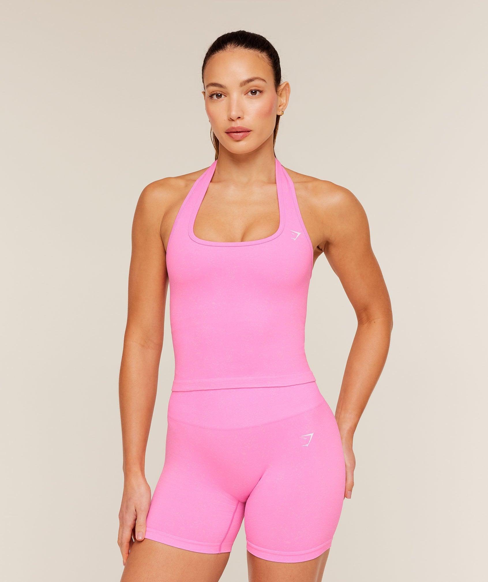 Adapt Fleck X Whitney Tank With Shelf Pink/Tinted White