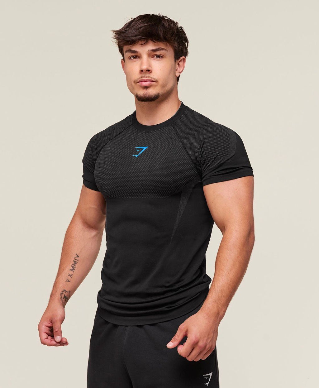 Onyx 5.0 Seamless T-Shirt Black/Onyx Grey