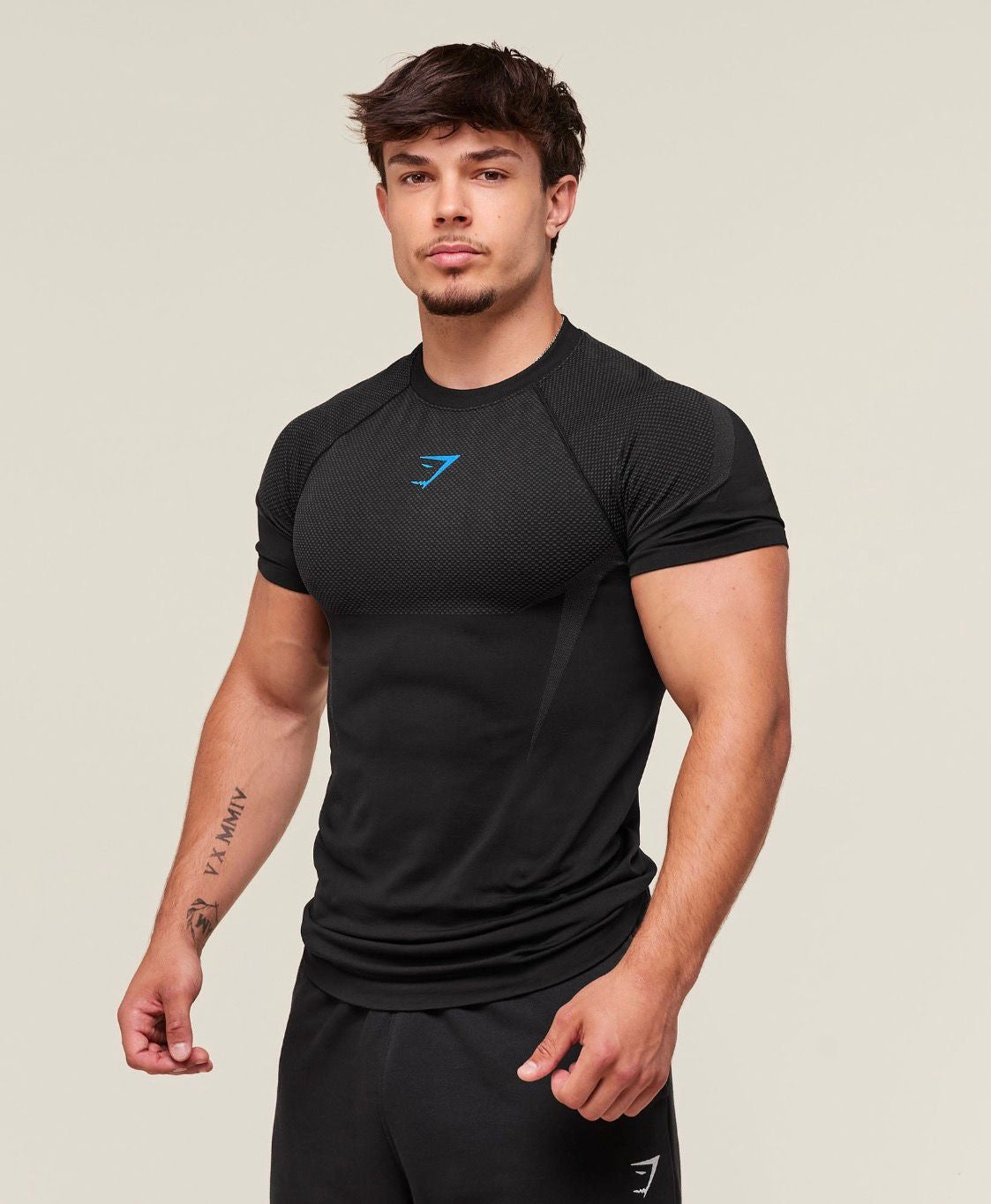 Onyx 5.0 Seamless T-Shirt Black/Onyx Grey