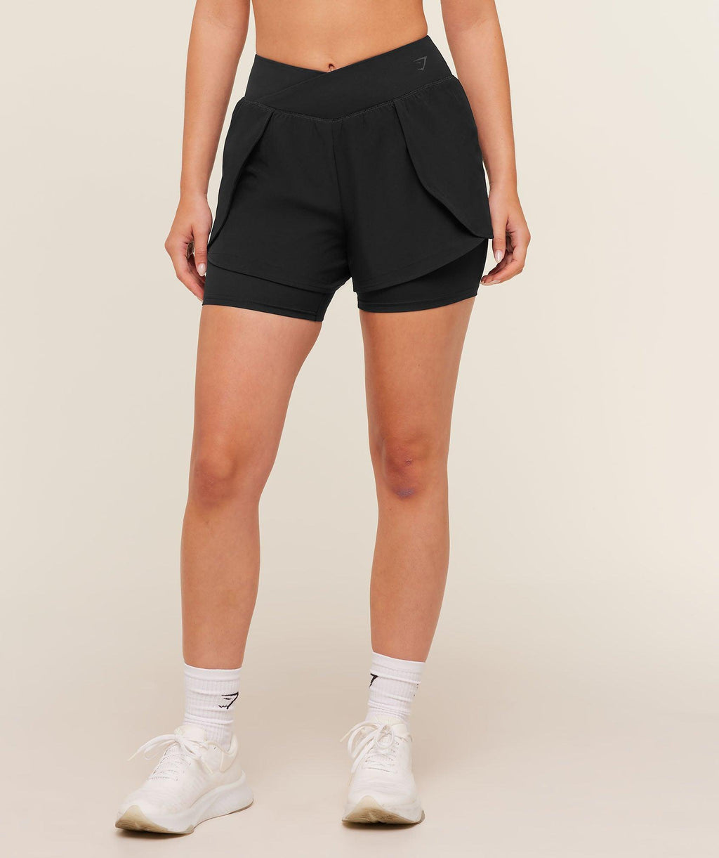 Crossover 2 in 1 Shorts Black