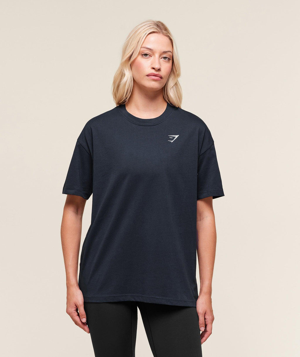 Training Oversized T-Shirt Heavy Blue