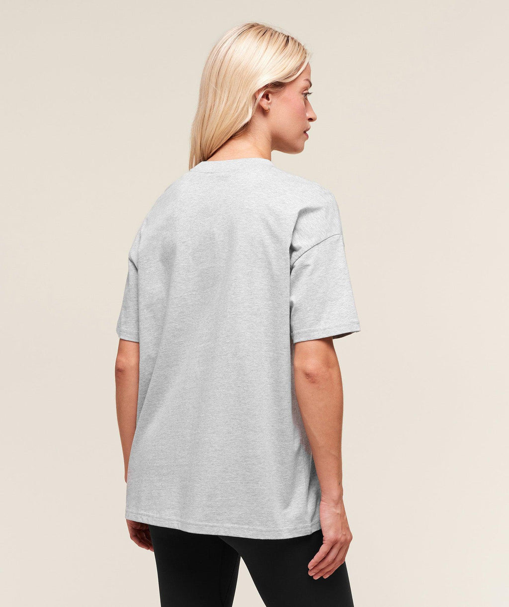 Training Oversized T-Shirt Light Grey Marl
